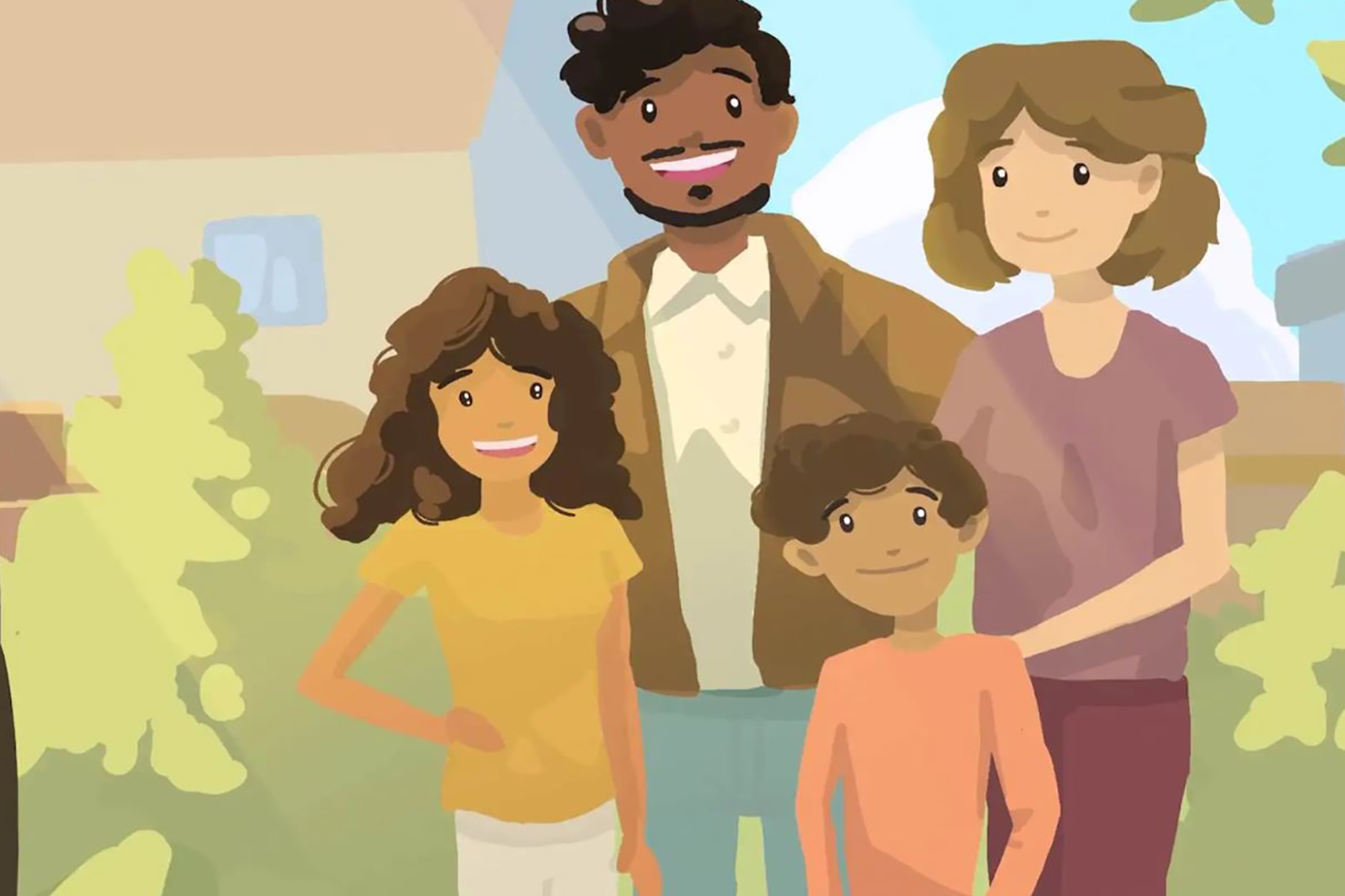 Illustration d'une famille