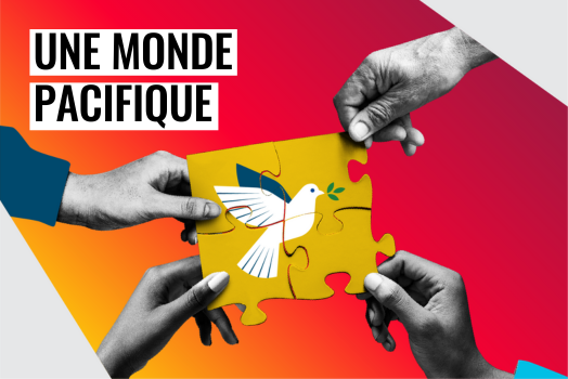 Un monde pacifique Photocomposition : Engrenages de tailles différentes